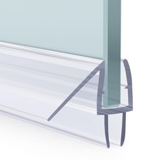 AmazerBath 3PCS Shower Door Bottom Seal for 1/4 Inch Glass  15.75 Inches * 3,...