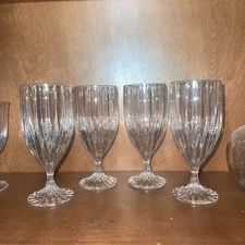 Mikasa Park Lane - 12oz Iced Tea Glasses 7 1/4”, Set of 4