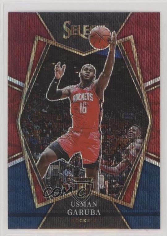 2021 Panini Select Premier Level Tri-Color Prizm Usman Garuba #161 Rookie RC w6g