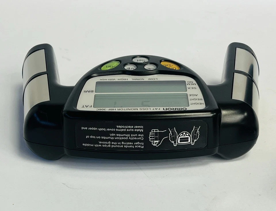 Monitor de perda de gordura portátil OMRON HBF-306CN IMC testado funcionando - Imagem 3 de 3