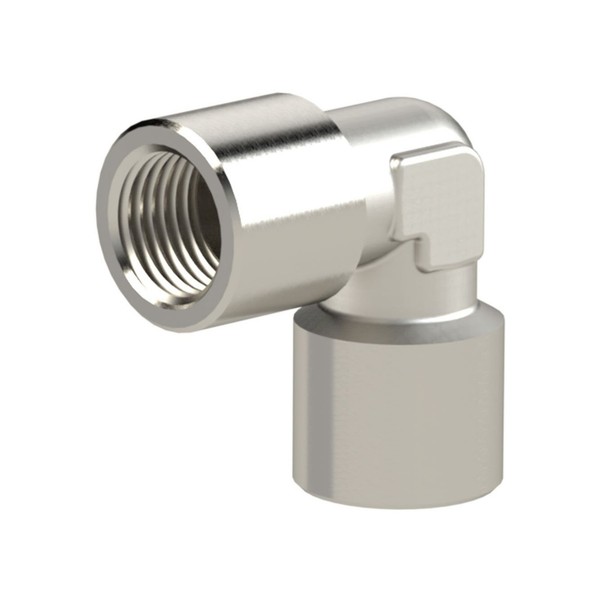 Riegler WinkelstüCk Innen/Innen G 3/8 SW 17 Messing Vernickelt-image