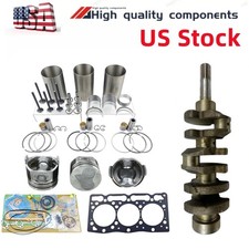 For Kubota D1305 D1305b D1305ebh Engine Std Overhaul Rebuild Kit+crankshaft