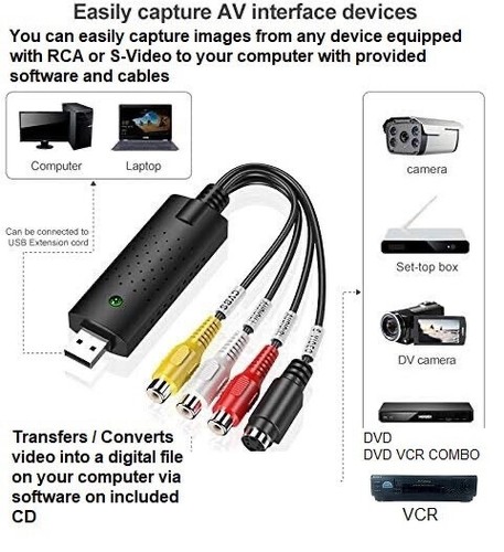 Panasonic PVD4754S DVD VCR VHS Player Combo HDMI USB Converter Digitizing Kit - Picture 20 of 22
