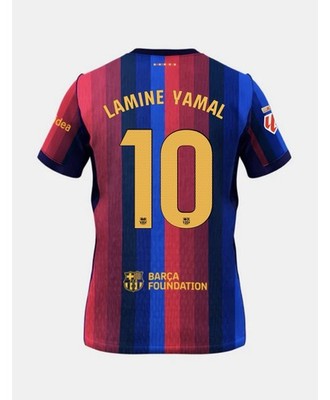 Barcelona 26/27 Home Herren Trikot - Jamal 10 - Größe XL