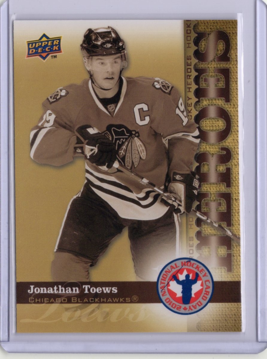 Jonathan Toews 2009-10 Upper Deck Canada National Card Day Card #HCD12 Fire Sale