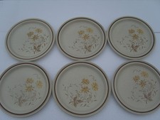 6 x Royal Doulton Lambethware Sandsprite Dinner Plates 26.5cm