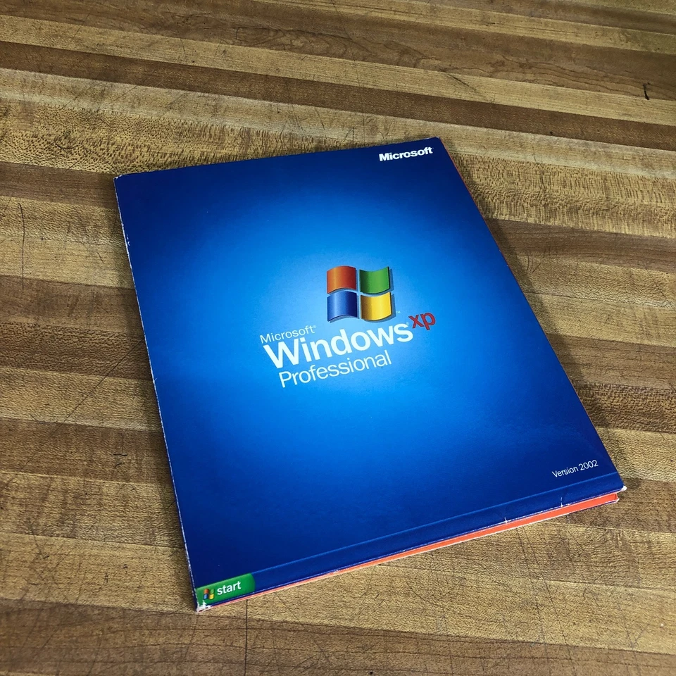 Microsoft Windows XP Professional Big Box Retail Version Vintage Software w/Key - Image 2 of 4