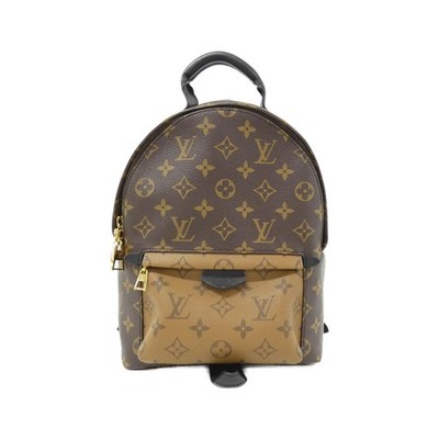 Authentic Louis Vuitton Monogram Reverse Palm Springs Backpack PM M44870 Bac...