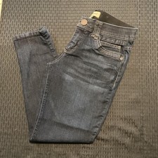 Democracy Jeans Womens 6 Dark Wash Ab Technology Skinny Stretch Denim Mid Rise