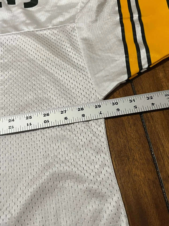 Camiseta deportiva blanca visitante Champion Jerome Bettis Pittsburgh Steelers 2XL 52 Foto 4 de 4