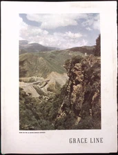 Jun 12 1968 Grace Line SS Santa Rosa Dinner Menu English-Spanish 10x13"