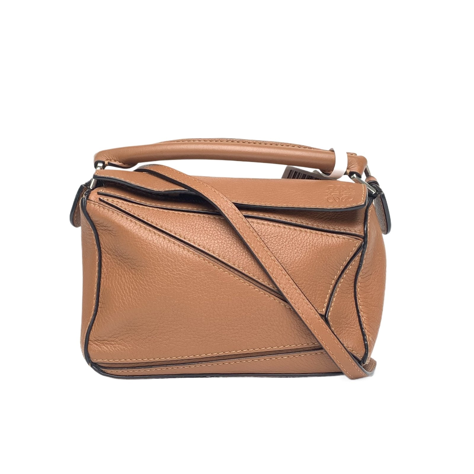 LOEWE Puzzle 18 Geometric Bag Mini  Calfskin  Pristine Crossbody Bag