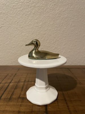 Vintage Solid Brass Duck 1970 s Mini  