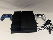 Sony PlayStation 4 500GB Console PS4 2 Unofficial Controllers SILVER BLACK