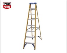 Werner Fibreglass 8-Tread 2.23m Swingback Ladder - 71698
