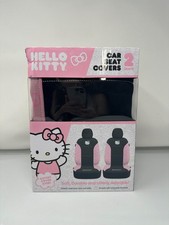 Hello Kitty Pink Front Car Seat Covers Set Universal Sanrio New 2 Seats
