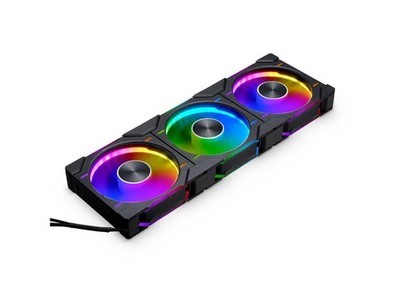Phanteks PHF120D30_DRGB_PWM_BK01_3P D30-120 ARGB PWM 120mm Fan 3-Pack Black