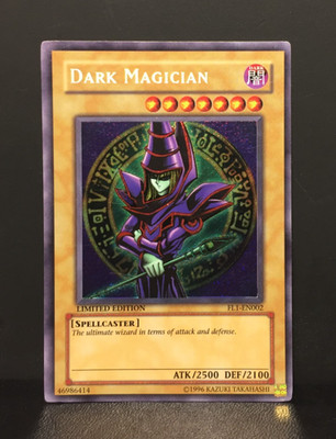 Dark Magician | Secret Rare | FL1 | moderat bespielt | english | Yu-Gi-Oh #3