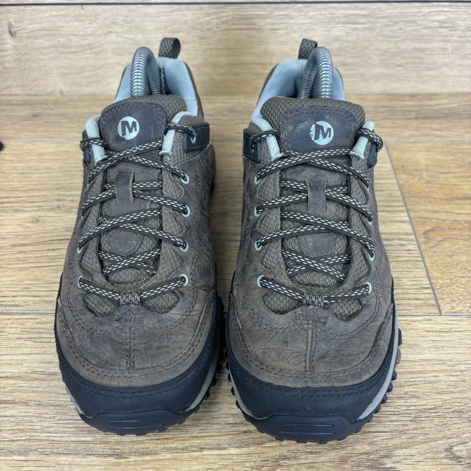 Merrell scarpe da passeggio donna taglia UK 5 escursionismo outdoor trail scarpe da ginnastica marroni