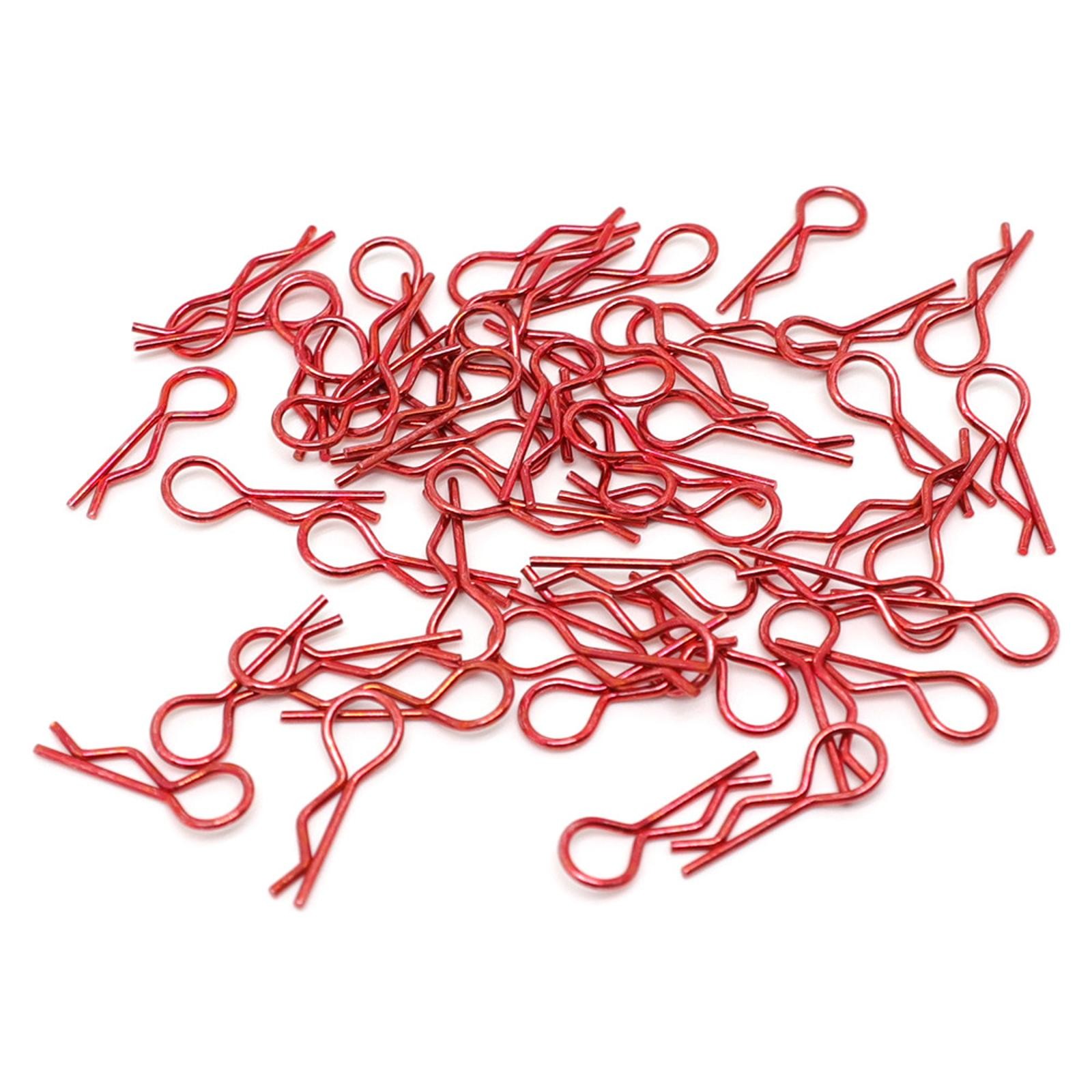 180Pack 1.1mm 1/10 1/12 RC Car Body Shell R Shape Metal Clips Pins Assortment