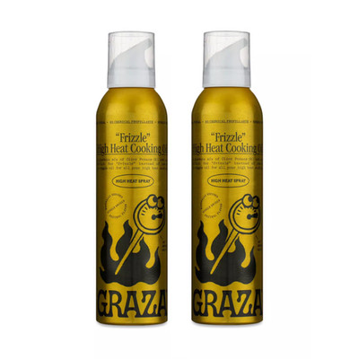 Graza Frizzle High Heat Cooking Oil Spray 5 oz canister ( pack of 2 )