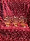 Vintage Fostoria Captiva Peach Depression Glass Mugs 6 no chips  or  cracks