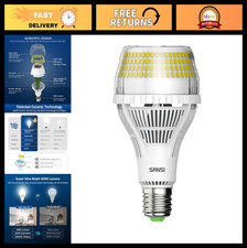 Super Bright 6000 Lumens LED Light Bulb 400W Equivalent, 5000K Daylight, E26 A21