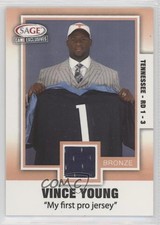 2006 SAGE Game Exclusives Vince Young Jerseys Bronze Vince Young #VY6 7ud