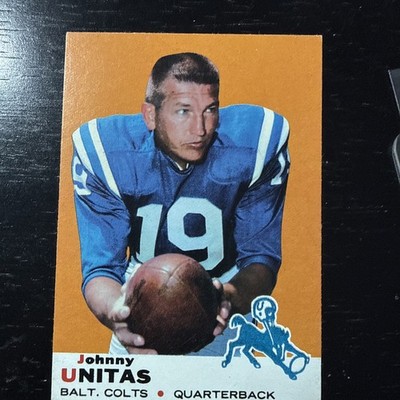 1969 Topps # 25 Johnny Unitas Baltimore Colts