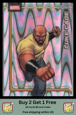 Luke Cage 2026 Topps Chrome Marvel Comics #72 RayWave Refractor