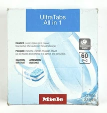 Miele All in 1 Dishwasher Tablets Detergent 58 Pack Powerful Cleaning