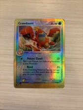 Crawdaunt 13/97 EX Dragon Reverse Holo Pokemon Card In Good Condition