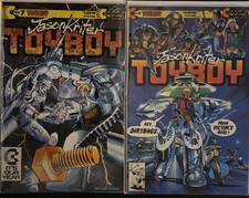 🔥🔥VINTAGE 1987 JASON KRITER TOYBOY (2 PC) COMIC BOOK LOT! #2 & #7 