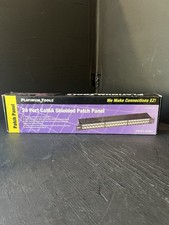 Platinum Tools 675-24C6AS 24 Port Cat6A Shielded Patch Panel