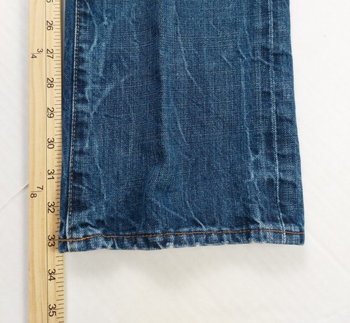 Denim Supply Ralph Lauren Slouch Jeans Mens 36x34 Blue Denim Distressed US Flag - Picture 6 of 15