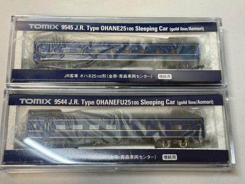 TOMIX 9545 Ohane 25 (Gold Stripe, Aomori Car Center) 9544 Ohaneff 25 (Gold | Condition: Usado