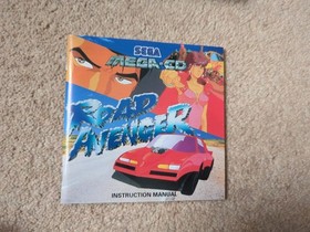 Road Avenger Sega Mega CD PAL complete with case and manual