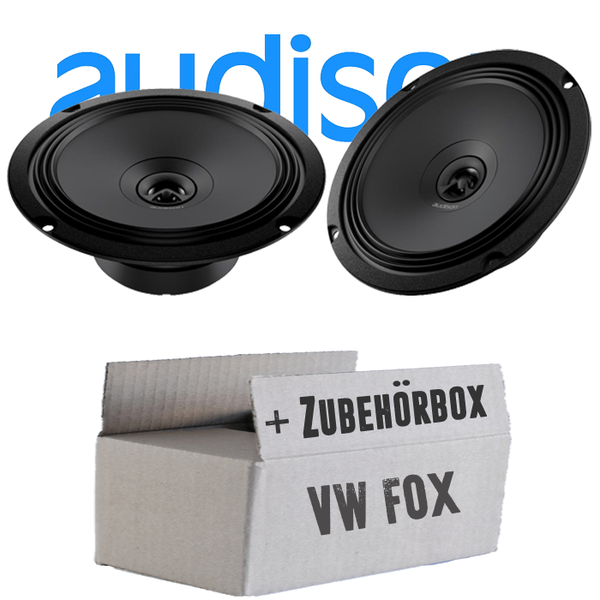Audison Lautsprecher FüR VW Fox 16Cm Boxen 2-Wege Koax KFZ Einbauset Front TüR-image
