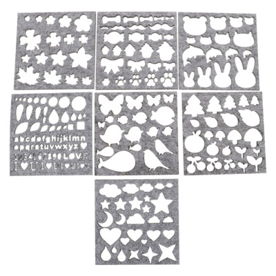 7PCS Felting Molds Woolen Shaping Mould DIY Needle Felting Kit Felting Molds