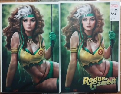 Rogue & Gambit #4 Nathan Szerdy Exclusive Trade Dress & Virgin Variant Set   