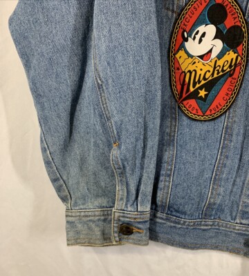 90s Mickey & Co Denim Jean Jacket Adult XL Disney