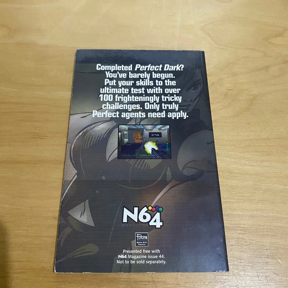 Nintendo 64 N64 Manual Guide Book - Perfect Dark Challenge Book N64 Magazine - Image 2 of 2