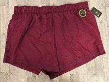Athletic Works Running Shorts 2X 3X Purple Wine DriWorks NEW