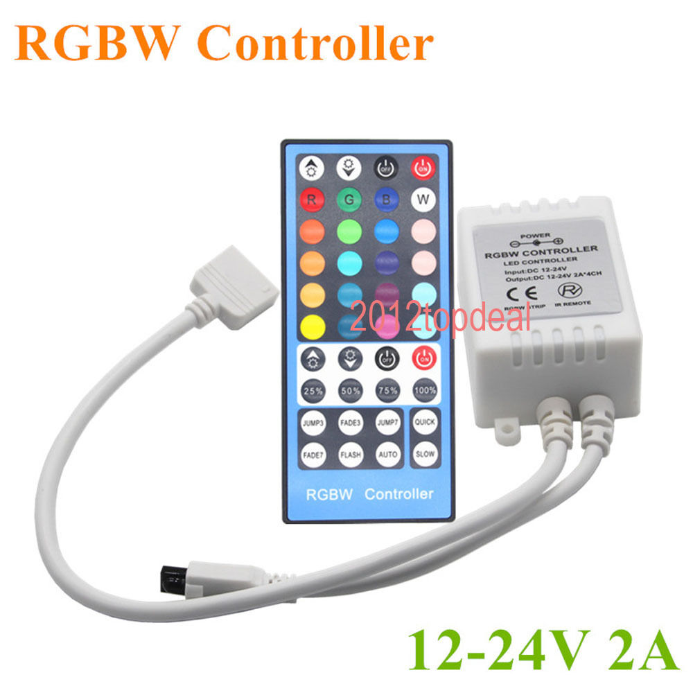 40Key 5pin IR Remote Controller For 3528 5050 RGBW RGBWW LED Str