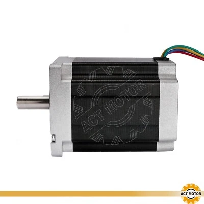 ACT MOTOR 1PC Nema34 Schrittmotor 34HS1456 5.6A 116mm 1232oz-in Bipolar Φ14mm CNC