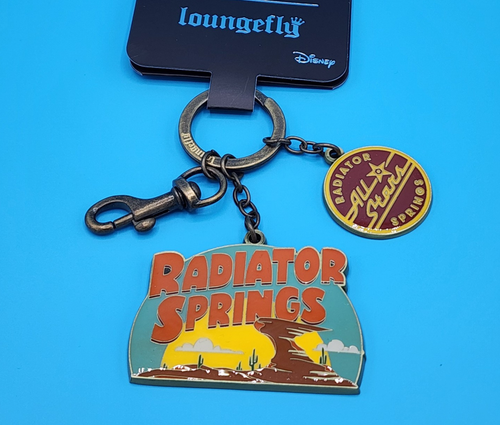 Loungefly Disney Pixar Cars Radiator Springs Tourist Keychain Charm NEW ...