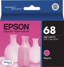 GENUINE Epson 68 T0683 Magenta for WorkForce 610 615 600 1100 315 500 30 310