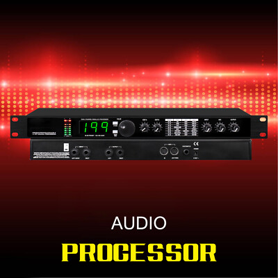Professional Digital Reverb Multi Effect Processor DSP Audio Processor Equalizr