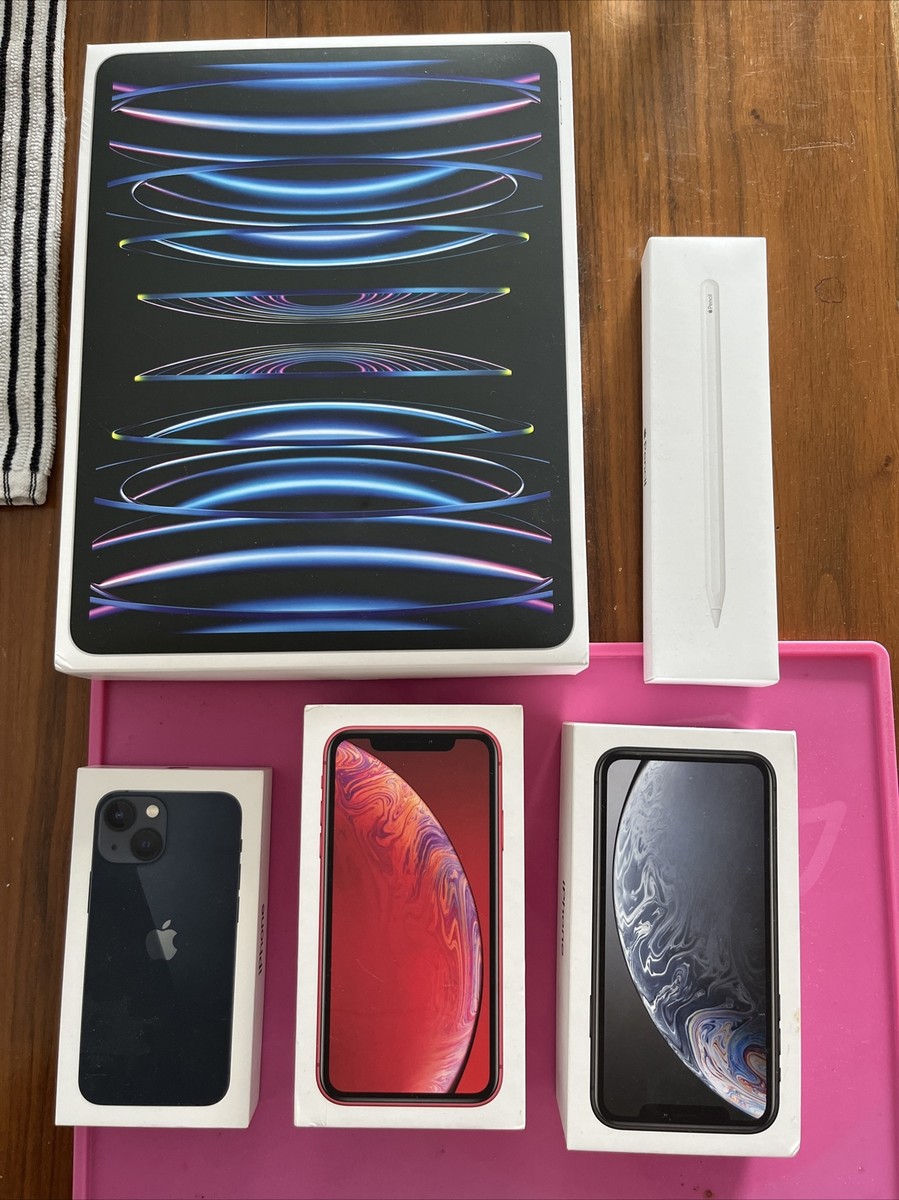 iPad, iPhone Xr, iPhone Mini, Pencil Boxed Only | eBay