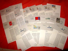 lot de 18 documents avec timbres postes Français 1èr jour ( année 1993 )